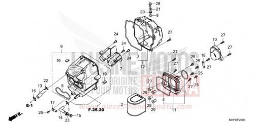 FILTRO ARIA CB500FAK di 2019